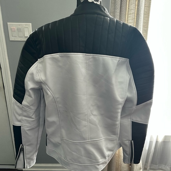 COPY - Guess Mens Jacket Jonas colorblock Moto Biker. - Picture 2 of 5